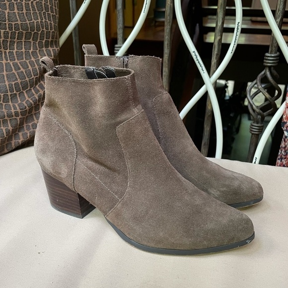 Crown Vintage Saleen Suede Bootie Brown Size 8.5‎ - Picture 3 of 10